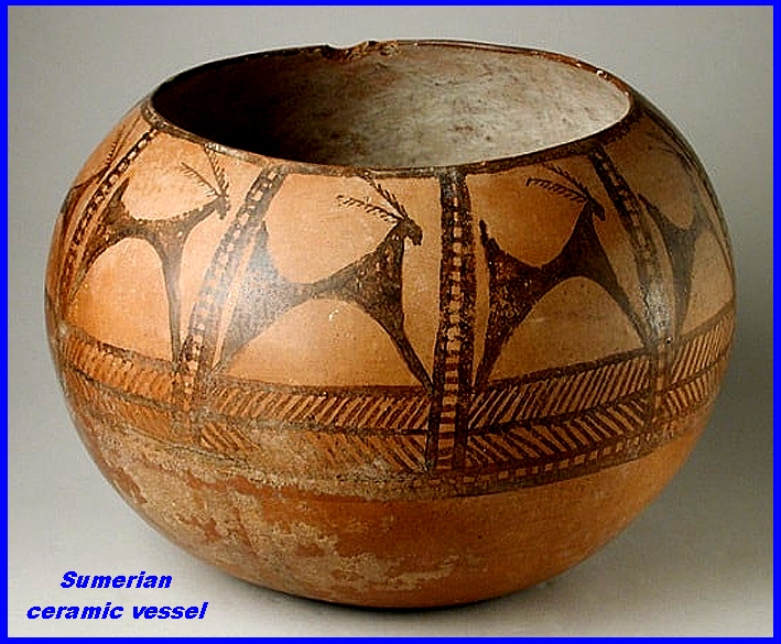 sumerian pottery